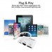 Адаптер Lightning to RJ45 Ethernet + USB 3.0 OTG + Lightning Promate (gigalink-i.white)