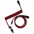 Дата кабель USB 2.0 AM to USB-C 1.08m Premium Coiled Aviator Angled red Keychron (CAB4_KEYCHRON)