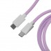Дата кабель USB-C + USB A to USB-C 1.36m Coiled Aviator purple Keychron (CAB17_KEYCHRON)