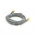 Дата кабель USB 2.0 AM/AF 10.0m UF-104 grey yellow VEGGIEG (YT-AM/AF-UF-104)