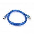 Дата кабель USB 2.0 AM/AM 1.5m ferrite blue Ritar (YT-AM/AM-1.5TBL)