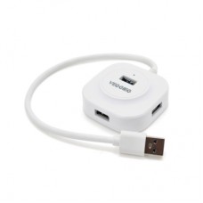 Концентратор VEGGIEG USB 3.0 to 4xUSB 0.3m white (V-U3403)