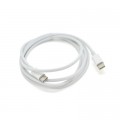 Дата кабель USB-C to USB-C 1.5m PD white VEGGIEG (YT-TC-406)