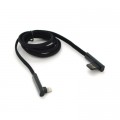 Дата кабель USB 2.0 AM to Lightning 1.0m 4.0A 90° corner black PZX (YT-PZX/V-113-M/B)