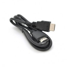 Кабель мультимедійний HDMI M to HDMI M 1.0m V1.4 black Merlion (YT-HDMI(M)/(M)HSP-1m)