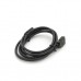 Кабель мультимедійний HDMI M to HDMI M 1.5m V1.4 black Merlion (YT-HDMI(M)/(M)HS-1.5m-5)