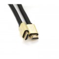 Кабель мультимедійний HDMI M to HDMI M 3.0m V2.1 8K black Merlion (YT-HDMI(M)/(M)8KV2.1-3.0m)