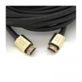 Кабель мультимедійний HDMI M to HDMI M 5.0m V2.1 8K black Merlion (YT-HDMI(M)/(M)8KV2.1-5.0m)