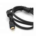 Кабель мультимедийный HDMI M to HDMI M 0.8m V1.4 4K black Ritar (HDMI(M)/(M)V1.4-0.8m-348P)
