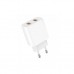 Зарядное устройство Denmen 2xUSB 2.4A white (DM-DC05-WH)