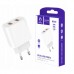 Зарядное устройство Denmen 2xUSB 2.4A white (DM-DC05-WH)