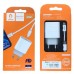 Зарядний пристрій Denmen USB-C PD20W 3.6A + cable USB-C to USB-C white (DM-DC06T-WH)