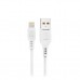 Зарядное устройство Denmen 1xUSB 2.4A + cable USB to Lightning white (DC01L-WH)
