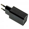 Зарядное устройство Denmen 2xUSB 2.1A black (DC02-BK)
