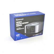 Зарядное устройство MECHANIC 10xUSB-C PD + Wireless Charging 15W LED indication 300W black (X-Power Max)