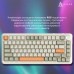 Клавіатура Ajazz AK820 MAX Flying Fish Switch RGB Wireless/Bluetooth/USB Beige (AK820MAX-FF-R)