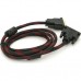 Кабель мультимедийный DVI M to DVI M 1.5m 24+1pin black/red Merlion (YT-DVI(M)/(M)NY/RD-1.5m)