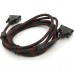 Кабель мультимедийный DVI M to DVI M 3.0m 24+1pin black/red Merlion (YT-DVI(M)/(M)NY/RD-3.0m)