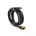 Кабель мультимедийный HDMI M to HDMI M 3.0m V2.0 4K black V-LINK (YT-HDMI(M)/(M)V2.0-3.0m-B/43226)