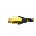Кабель мультимедийный HDMI M to HDMI M 3.0m V2.1 8K60Hz 4K120Hz black/gold Ritar (YT-HDMI(M)/(M)V2.1-3.0m/19949)