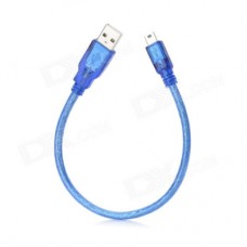 Дата кабель USB 2.0 AM to Mini 5P 0.3m blue Ritar (YT-C/AM-0.3MnBl/10336)