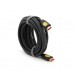 Кабель мультимедійний HDMI M to HDMI M 5.0m V2.0 4K UHD black VEGGIEG (YT-HDMI(M)/(M)HA-5/19714)