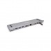 Концентратор VEGGIEG USB-C 8-in-1 USB-C + 3xUSB 3.0 + HDMI + VGA + 3.5mm + SD/TF + RJ45 0.1m silver (TC10)
