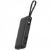 Батарея універсальна Acefast 20000mAh 130W PD, QC/3.0 USB-A+USB-C In/Out,build-in cable M22 Gray (6974316283904)
