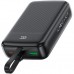 Батарея універсальна Acefast 20000mAh 22,5W PD, QC/3.0 USB-A+USB-C In/Out,build-in cable M14 Black (6974316283966)