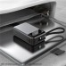 Батарея універсальна Acefast 20000mAh 65W PD, QC/3.0 USB-A+USB-C In/Out,build-in cable M21 Black-Gray (6974316283898)