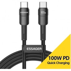 Дата кабель USB-C to USB-C 2.0m 100W black Essager (EXCTT1-XCA01)