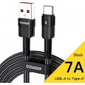 Дата кабель USB 2.0 AM to USB-C 2.0m 7A black Essager (EXCT-XCA01)