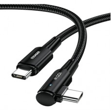 Дата кабель USB-C to USB-C 3.0m 100W 90° corner black Essager (EXCTT1-CGWTC01)