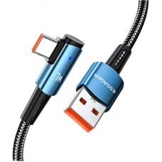 Дата кабель USB 2.0 AM to USB-C 1.0m 100W blue Essager (EXCWT7A-CG03-P)
