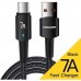 Дата кабель USB 2.0 AM to USB-C 2.0m 100W black Essager (EXC7A-CGA01-P)