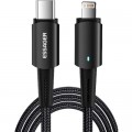 Дата кабель USB-C to Lightning 1.0m 20W black Essager (EXCTL-CG01)