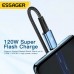 Дата кабель USB 2.0 AM to USB-C 1.0m 120W blue Essager (EXC120-CG03-P)