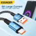 Дата кабель USB 2.0 AM to USB-C 2.0m 120W black Essager (EXC120-CGA01-P)
