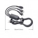 Дата кабель USB 2.0 AM to Lightning + Micro 5P + Type-C 1.2m 66W black Essager (EXCMTL-XJ01)