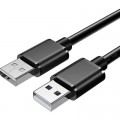 Дата кабель USB 2.0 AM/AM 0.5m 5Gbps Essager (EXCAA2-YTB01)