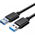 Дата кабель USB 3.0 AM/AM 0.5m 5Gbps black Essager (EXCAA-YTB01)