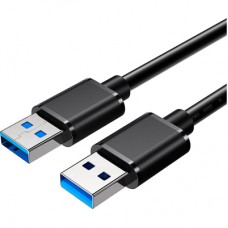 Дата кабель USB 3.0 AM/AM 0.5m 5Gbps black Essager (EXCAA-YTB01)