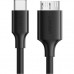 Дата кабель USB-C 3.1 to Micro USB 3.0 1.0m 3A US312 black UGREEN (20103)