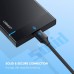 Дата кабель USB-C 3.1 to Micro USB 3.0 1.0m 3A US312 black UGREEN (20103)