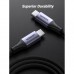 Дата кабель USB-C to USB-C 1.0m 240W US535 space gray UGREEN (15311)
