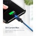 Дата кабель USB 2.0 AM to USB-C 0.25m 3A US287 black Ugreen (60114)