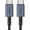 Дата кабель USB-C to USB-C 2.0m PD60W black Choetech (6932112105035)
