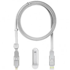 Дата кабель 6in1 inCharge XL 2.0m white Rolling Square (XLM02R)