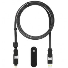 Дата кабель 6in1 inCharge XL 2.0m black Rolling Square (XLM01R)
