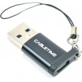 Переходник USB 3.0 AM to USB-C F Cabletime (CA913701)